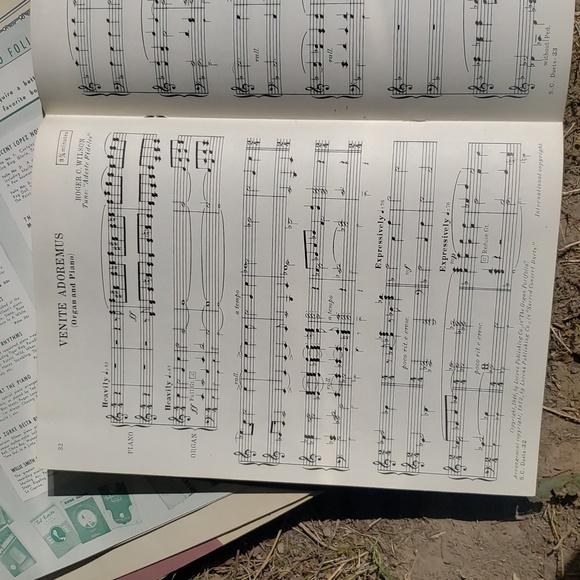 1952 Sacred Concert Duets for Piano and Oregon Lauren's Publishing Company Music - Picture 3 of 3